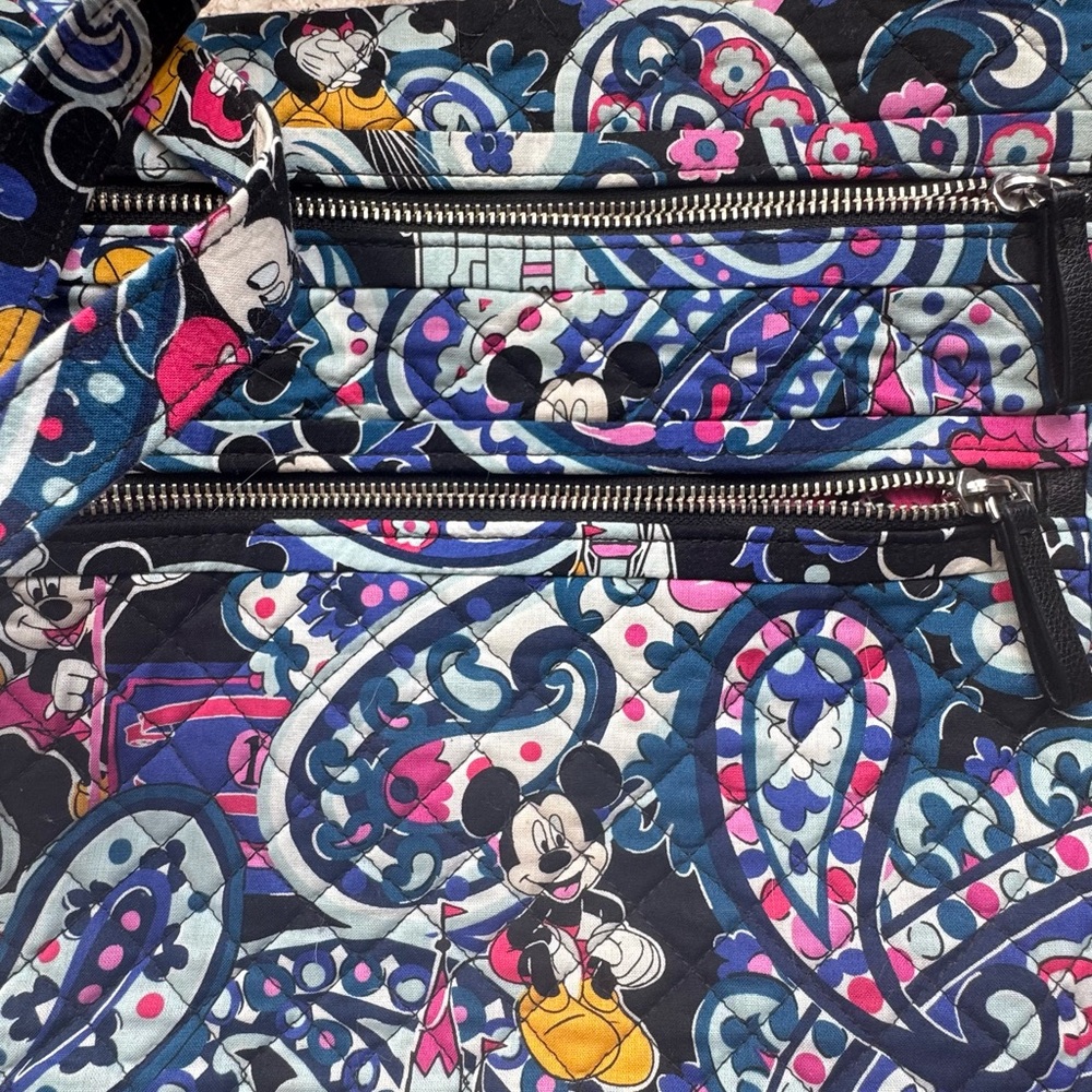 Vera Bradley Blue and Pink Mickey Mouse Backpack